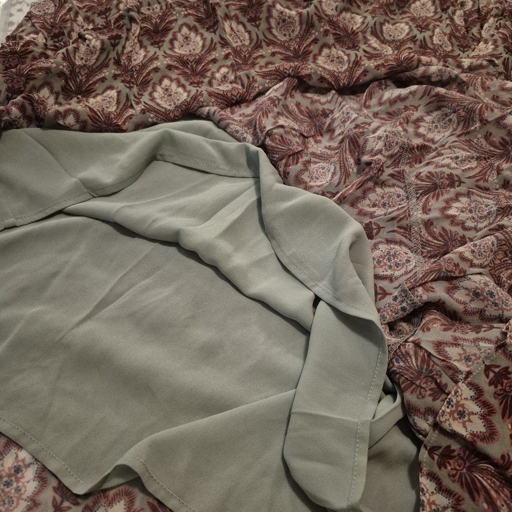 NWT Hill House Ribbon Ellie Nap Dress Sage Pinecone - Picture 8 of 9